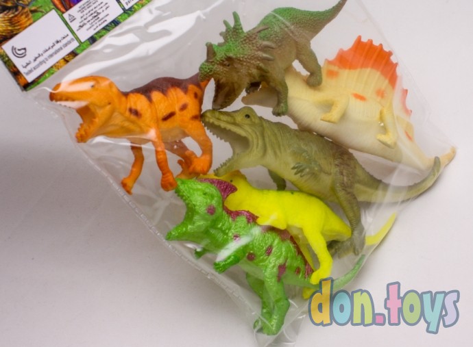 ​Набор фигурок Динозавров 6 шт. в пакете, арт. 2299-11, фото 1