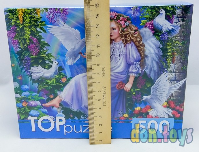 ​TOPpuzzle Пазлы 500 элементов, Ангелок в саду, арт. ХТП500-4239, фото 3