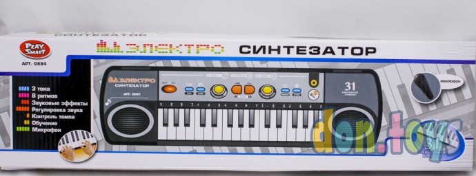 ​Электро Синтезатор с микрофоном, 31 клавиша, арт. 0884, фото 2