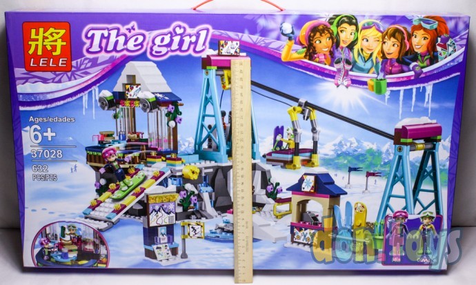 ​Конструктор LELE The Girl Горнолыжный курорт: Подъемник 37028 (Аналог LEGO Friends 41324) 632 детал, фото 3