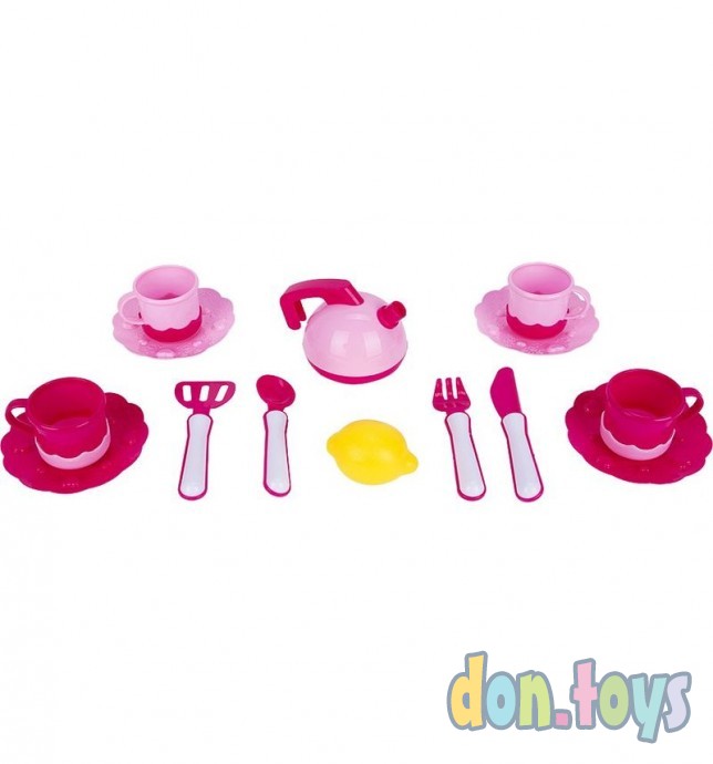 ​Игрушечка посуда для кукол розовая в сетке, фото 2