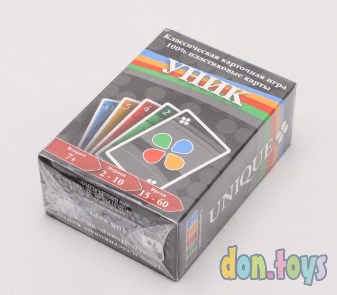 ​Карточная игра Unique (Uno с картами 100% пластик), арт. Unique, фото 2