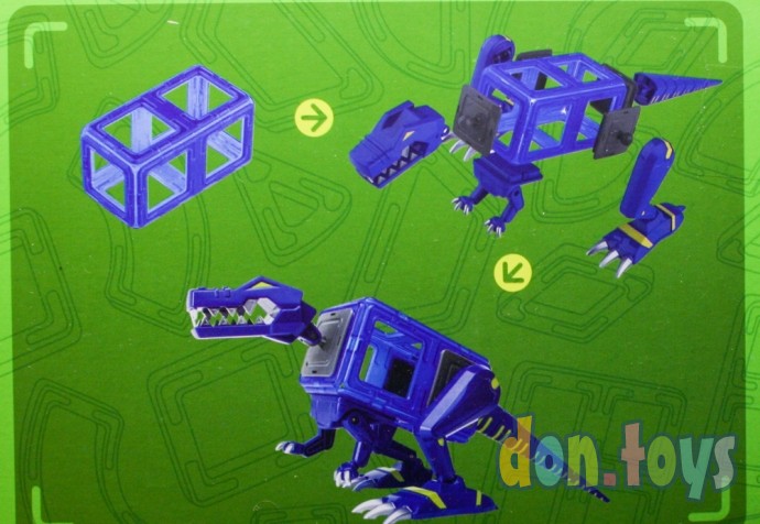 ​Конструктор магнитный Динозавр, 20 деталей, свет, звук, арт. LQ 624, фото 5