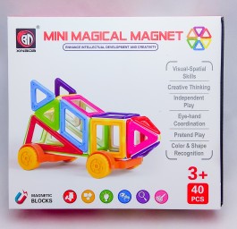 ​Конструктор магнитный "Мини-магический магнит", 40 деталей, арт. 3550065