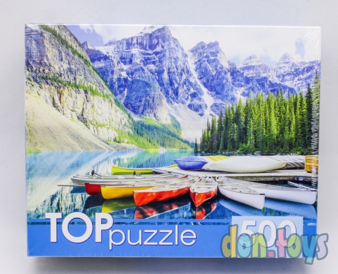 ​TOPpuzzle Пазлы 500 элементов, Альпийское озеро, арт. ГИТП500-4210, фото 1