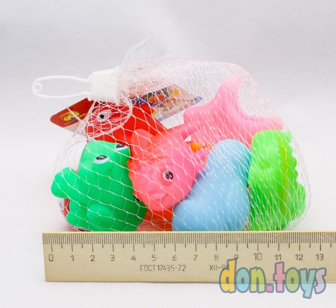 ​Резиновая игрушка-пищалка для купания Веселая компания, арт. ИВ-6465, фото 4
