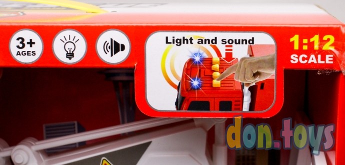 Машина Эвакуатор, инерция, подсветка, звуки, арт. 1188-2, фото 8