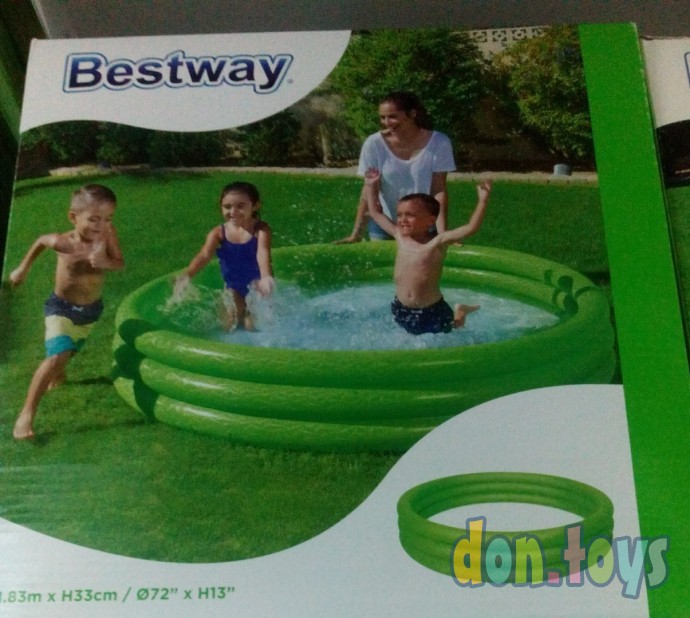 ​Детский круглый бассейн, Bestway арт. 51027 183х33 480 л, фото 3