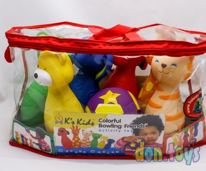 ​K'S Kids Боулинг цветной виниловый - развивающая игрушка, фото 2