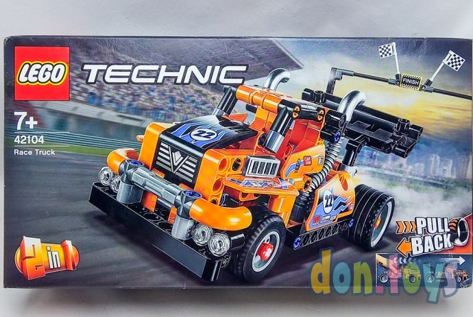 Конструктор LEGO Technic 2 в 1 Гоночный грузовик 227 деталей, арт. 42104, фото 1