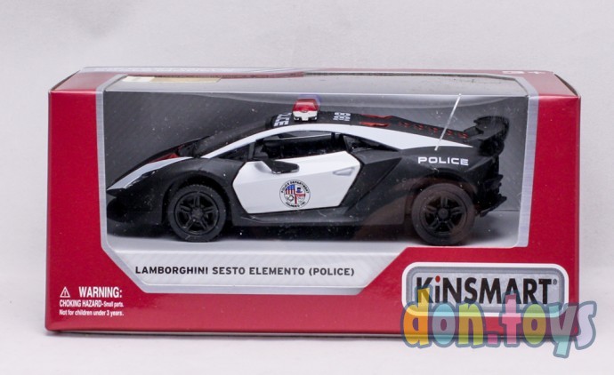 ​Машинка KINSMART металл. модельная Lamborghini sesto Police, фото 1