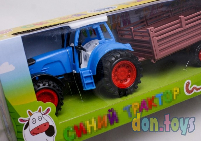 ​Трактор с прицепом инерция Синий трактор, арт. 0488-264, фото 2