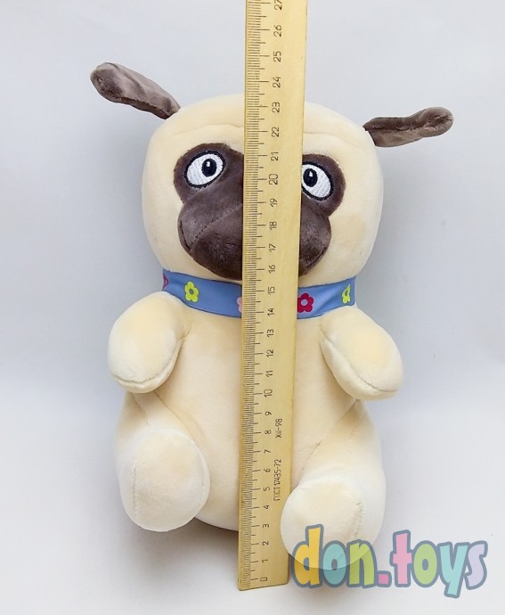 ​Мягкая игрушка Мопс, 25 см, фото 2
