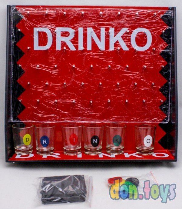 ​Пьяная игра "Drinko", 6 стопок, 26 х 28 см, арт. 425974, фото 2
