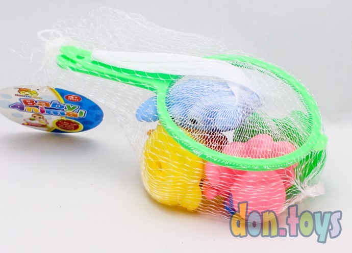 ​Игрушки пищалки для купания Забавная рыбалка, с сачком, арт. НС071320, фото 5