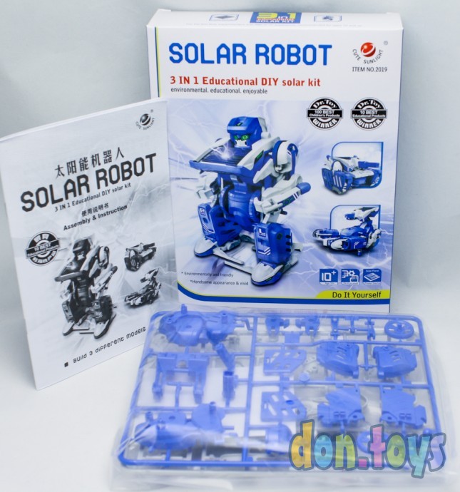 ​Робот конструктор на солнечных батареях (трансформер 3 в 1), Solar Robot, фото 2