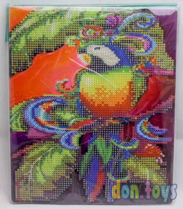 ​Алмазная мозаика Красивая птица, на картоне, арт.5453, фото 1