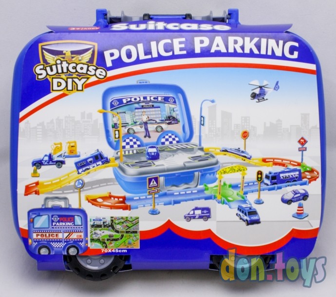 ​Парковка "Полицейская парковка" в чемодане, арт. 1998462, фото 1
