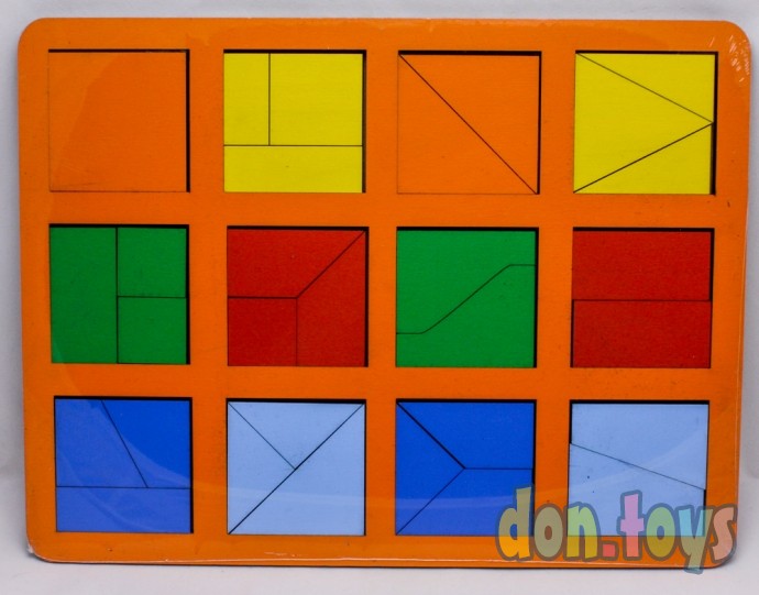 ​«Сложи квадрат» Б.П.Никитин, 1 уровень (макси), арт. 1187576, фото 1