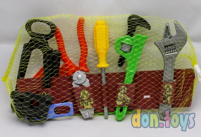 ​Игровой набор инструментов "Домашняя мастерская", на поясе, 10 предметов, арт. Y16091089, фото 3