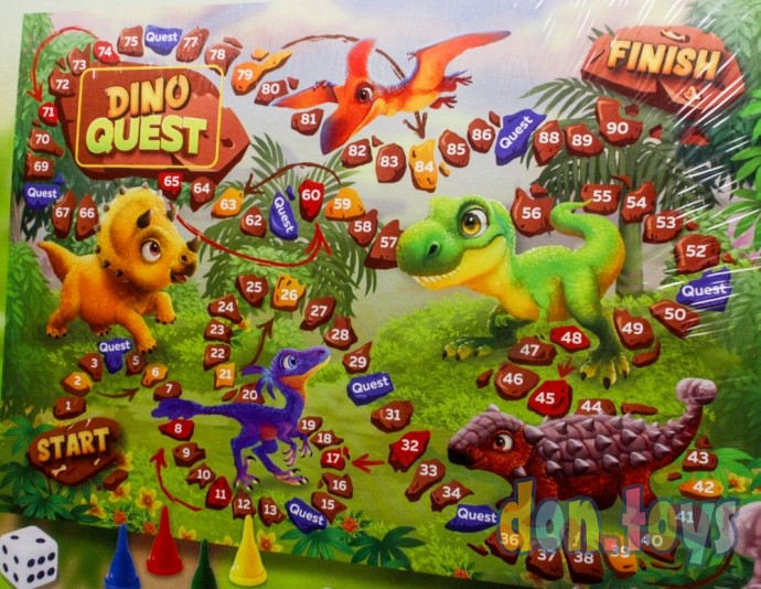 Развлекательная настольная игра серия «Dino Quest», арт. DT G99, фото 5