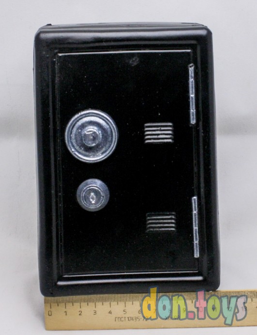 ​Копилка керамическая "Сейф" черный, 12х10х18см, арт. 4935603, фото 1
