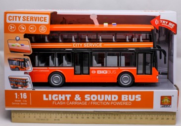 Двухэтажный автобус, свет, звук, арт. 1964647