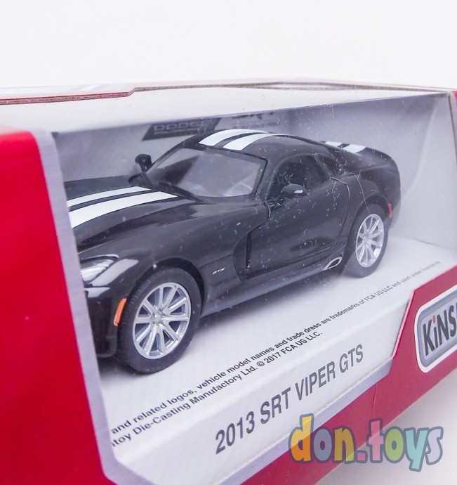​Машинка металлопластик. Kinsmart SRT Viper GTS 2013, арт. 5363, фото 2