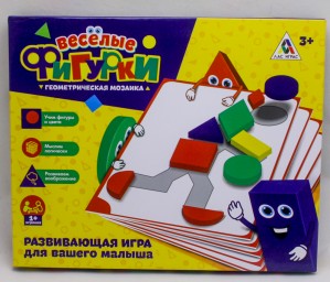​Настольная игра для малышей на логику «Весёлые фигурки», арт. 3044653