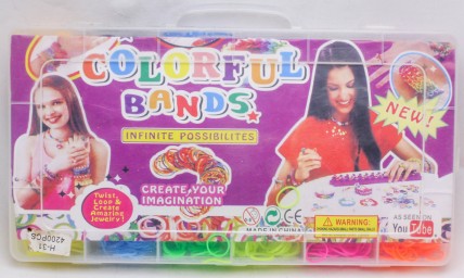 Набор для плетения резиночек Colorfull Bands, 4200 штук