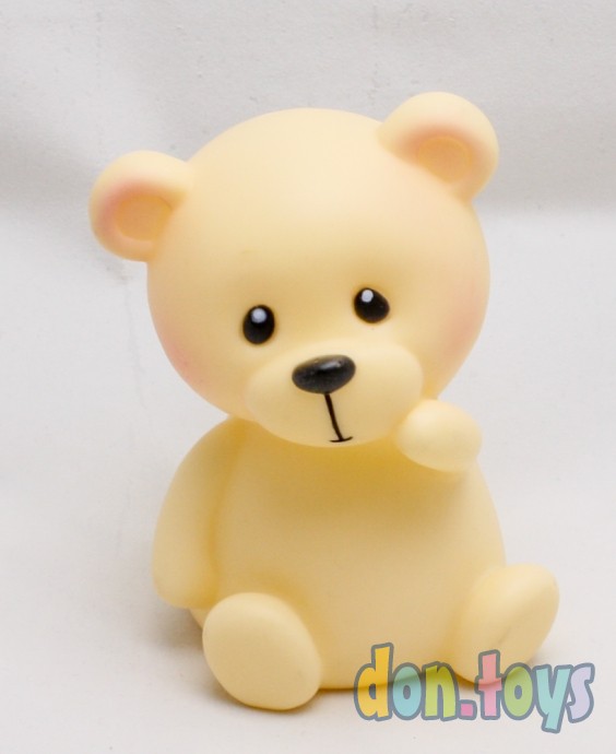 Ночник Медвежонок, желтый 8х13 см, LED, арт. УД-8634, фото 2
