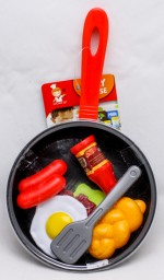 ​Игровой набор Посуда: сковорода с продуктами, 8 шт., арт. 13548105