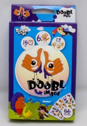 ​Детская настольная игра «Двойная картинка» серии «Doobl Image», Animals, арт. DBI-02-03