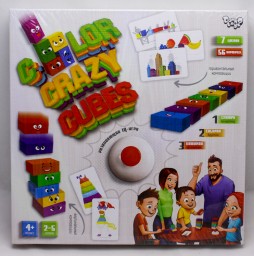​Настольная развлекательная игра «Color Сrazy Cubes», арт. CCC-02