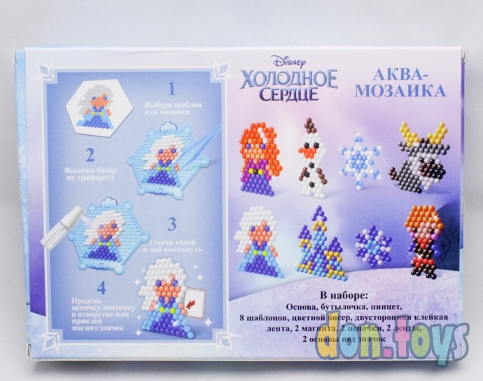 ​Аквамозаика "Frozen", Холодное сердце, 8 фигурок (лицензия), арт. 5511900, фото 2