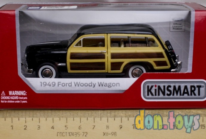 ​Машинка модельная Kinsmart 1949 Ford Woody Wagon, арт. 2402WKT, фото 5