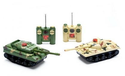 ​Танковый бой «Танковое сражение», на радиоуправлении, 2 танка, свет и звук, арт. 2289424
