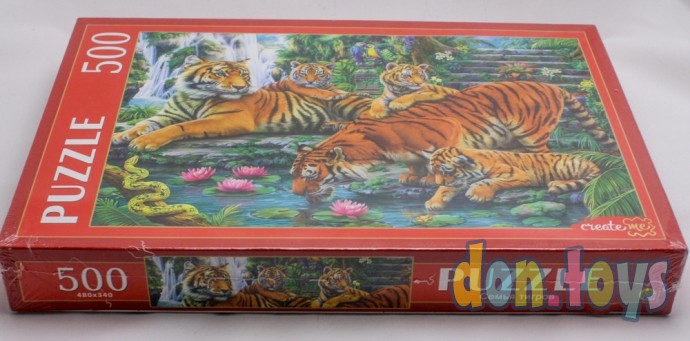 ​ПАЗЛЫ 500 элементов Семья тигров, арт. Х500-2186, фото 2