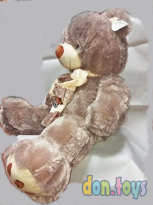 ​Мягкая игрушка Медведь в шарфе, 60 см, фото 2