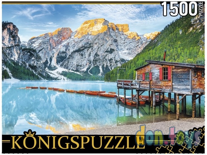 ​Пазлы "Konigspuzzle. Италия. Озеро Брайес в Альпах", 1500 элементов, арт. ГИK1500-0672, фото 1