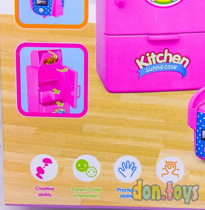 ​Игровой набор для девочек Кухня с посудой и аксессуарами, арт. 001, фото 4