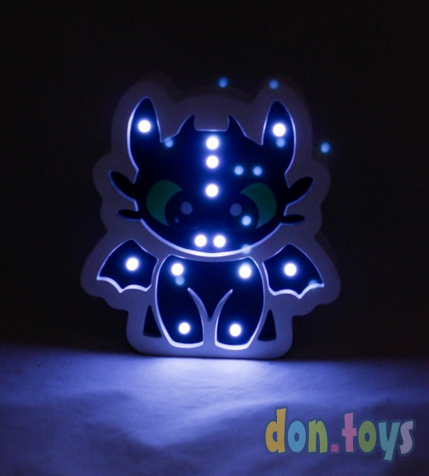 Настольный светодиодный светильник Малыш Беззубик, фото 9