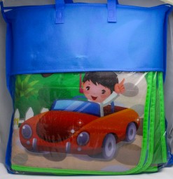 ​Детский двухсторонний развивающий термо-коврик в сумке, размер 150x180 см