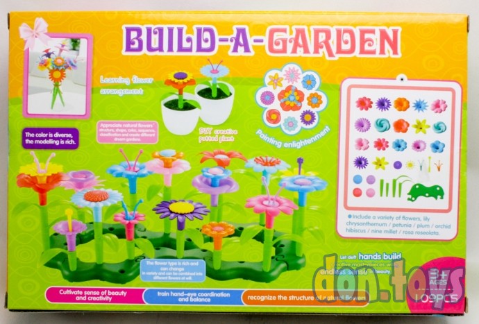​Конструктор Цветочный сад, Buld-a-Garden, 109 деталей, фото 2