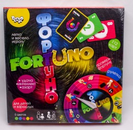 ​Настольная игра серия «ФортУно» (112 карт + рулетка), арт. UF-02