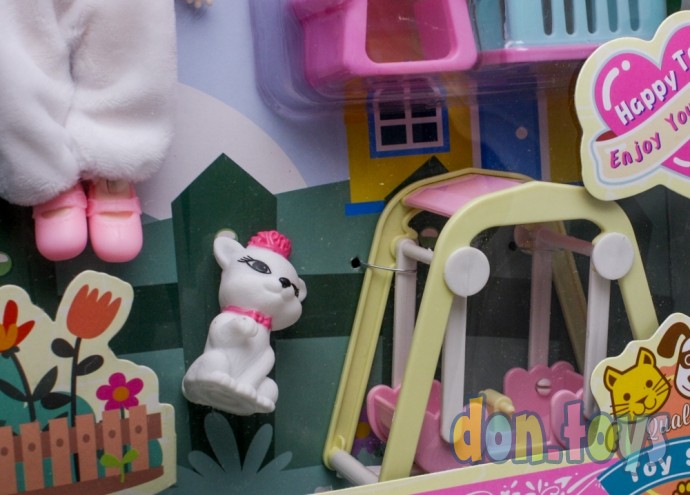 Игровой набор Кукла Заинька шарнирная с питомцами, аксессуары, арт. K0084, фото 9