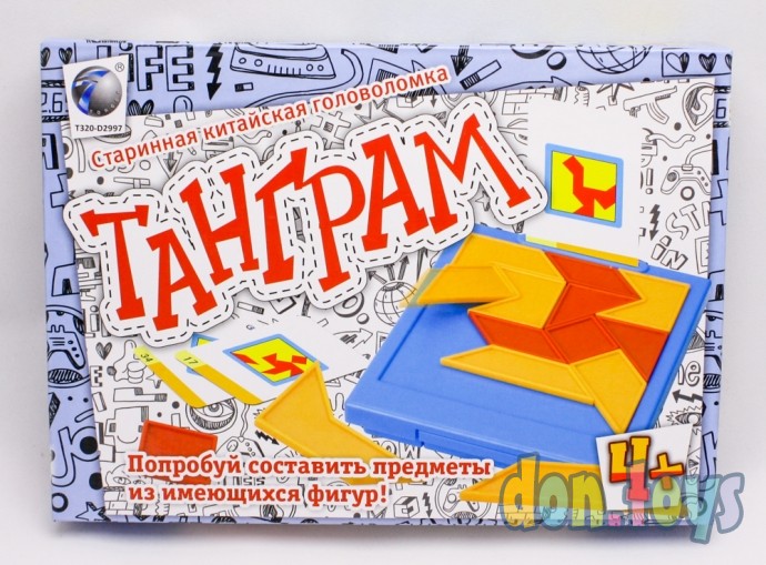 ​Настольная игра Китайская головоломка Танграм, арт. D2997, фото 4