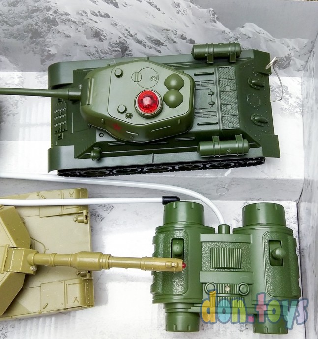 Танковый бой на р/управлении Т34 против М1А2 (2 танка, 1:32 на аккумул.), арт. 6130, фото 5
