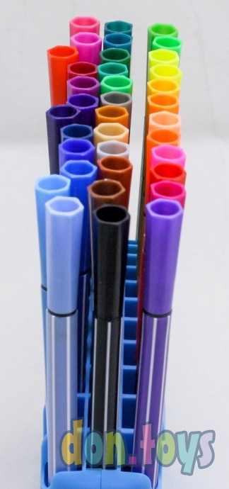 ​Фломастеры, 36 цветов, в пластиковом пенале, вентилируемый колпачок, арт. 641139, фото 8