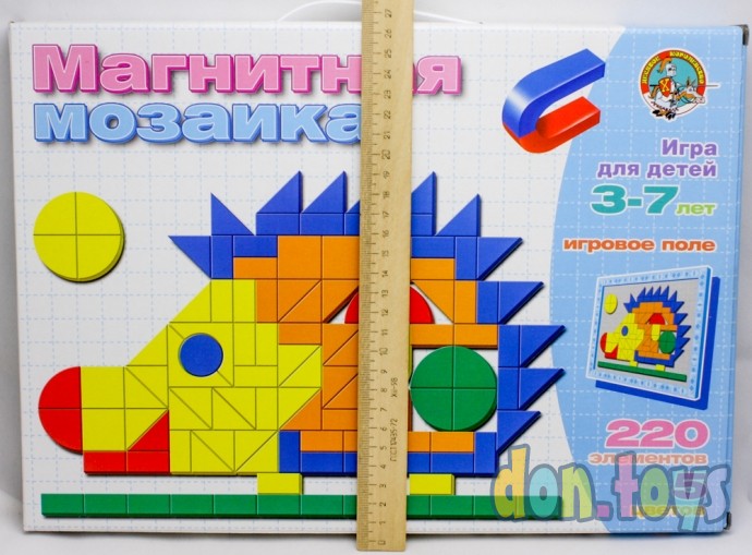 ​Магнитная мозаика «Ежик», 220 элементов, арт. 1193515, фото 3